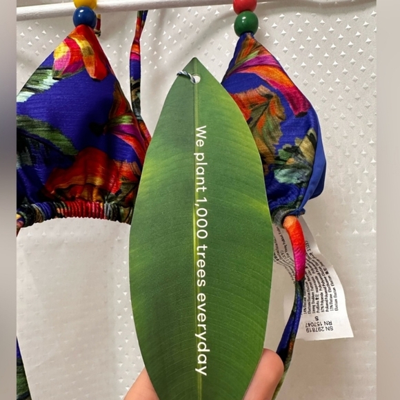 FARM Rio Bananamix String Bikini top Size Small NWT - Picture 12 of 12